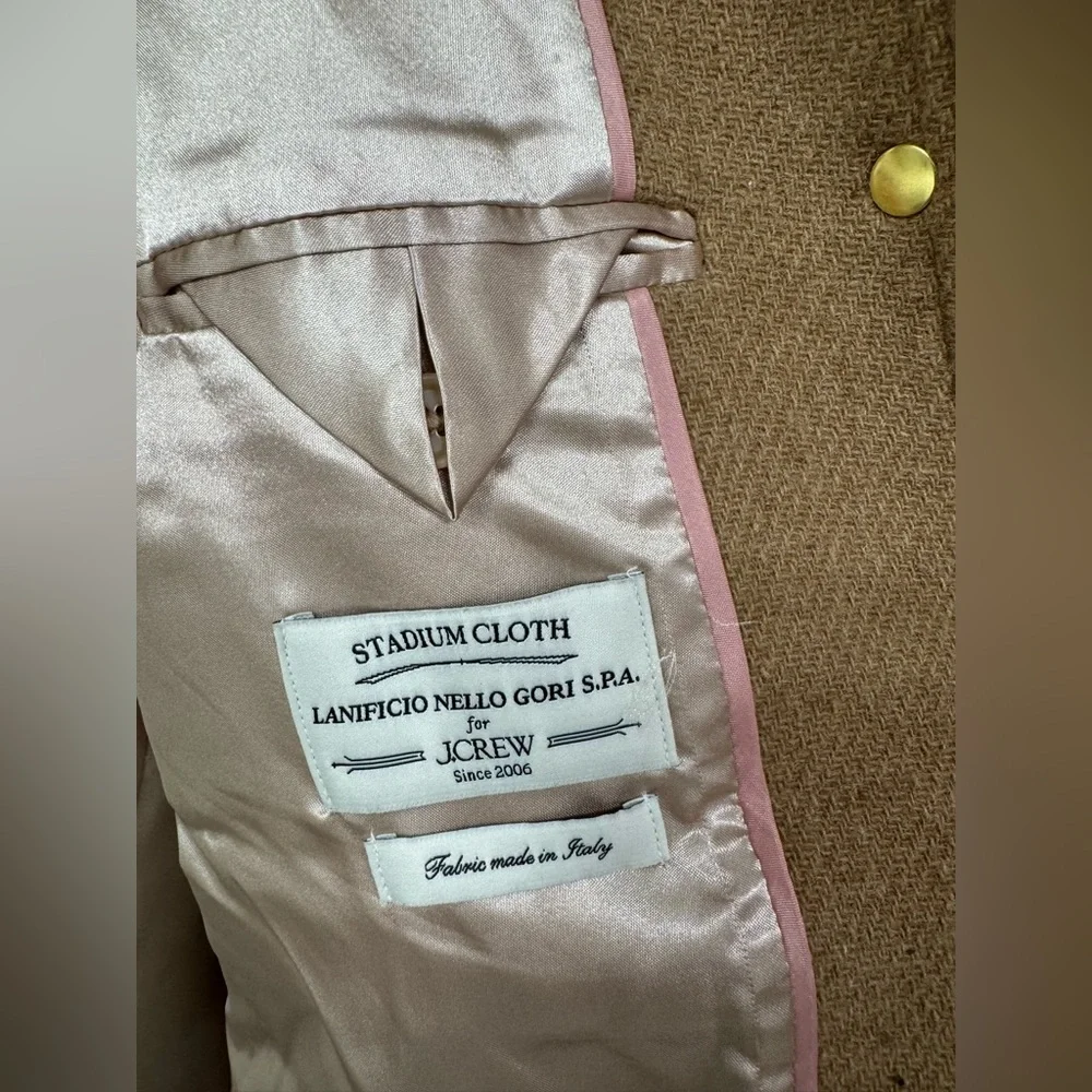 J. Crew Women's Coat with Gold Accents - Picture 9 of 12